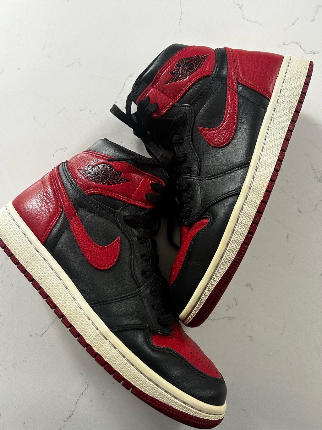 2016 Nike Air Jordan 1 Bred Banned Sneaker Menâs 7
